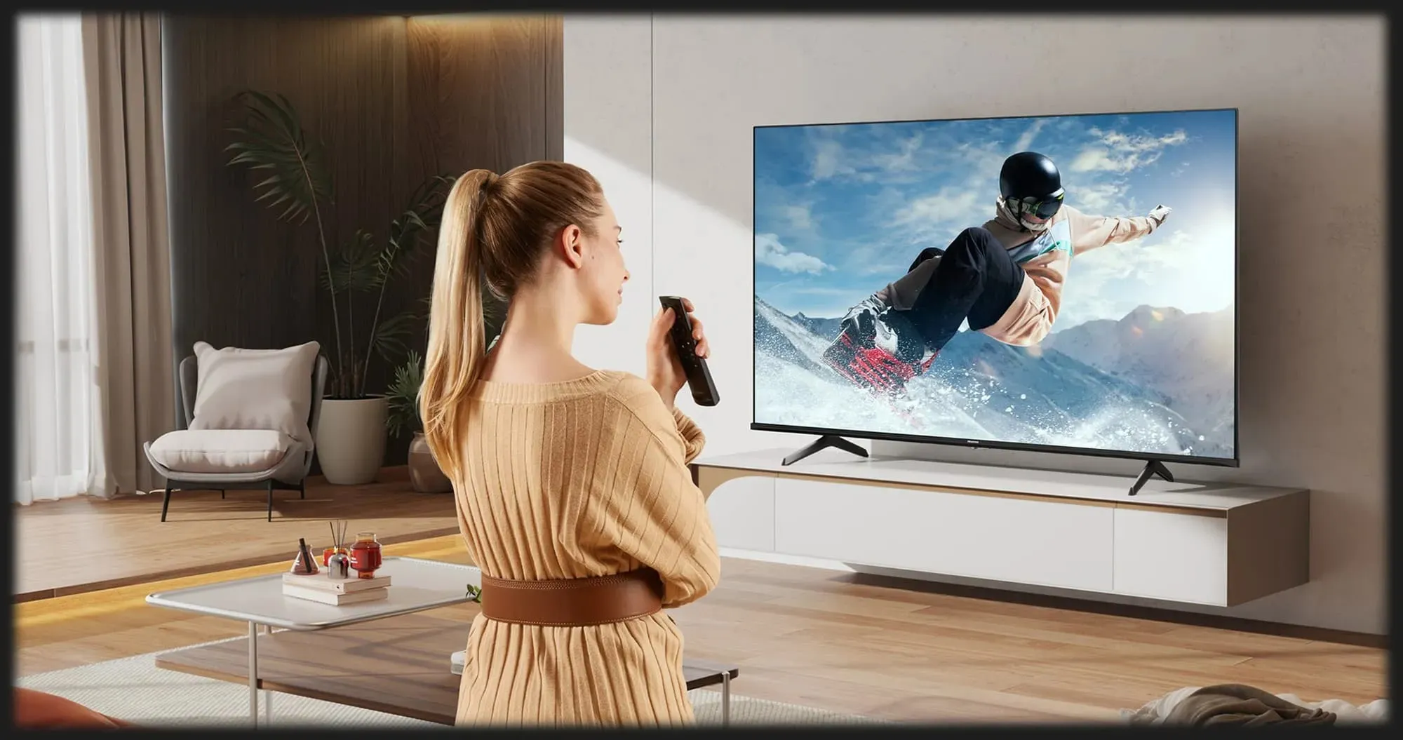 Телевізор Hisense 55 55E7NQ PRO (UA)