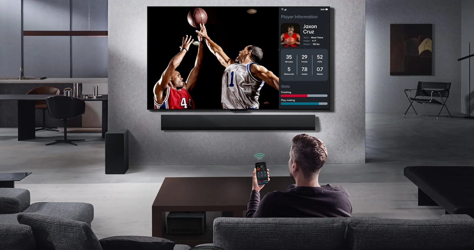 Телевізор LG 77 OLED77B56LA (Standard)